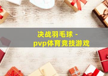 决战羽毛球 - pvp体育竞技游戏